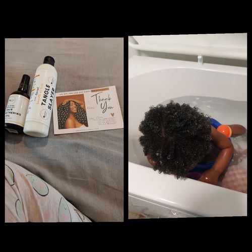 Customer photo review of Hair Strengthening Oil 100ml/3.4fl oz