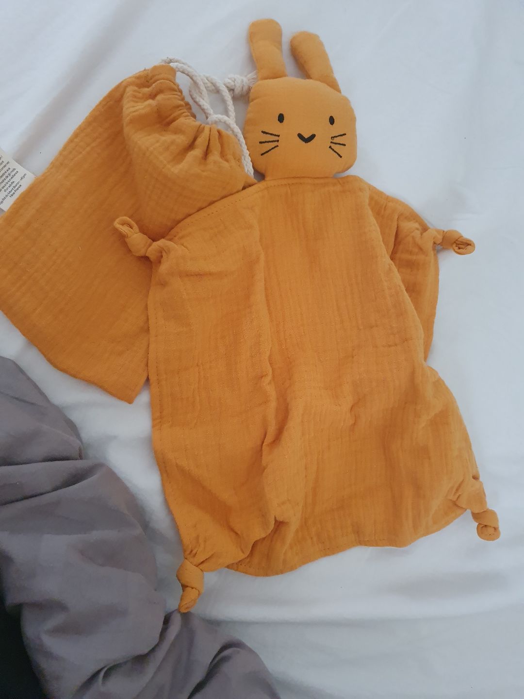 Customer photo review of Doudou Bébé - Lapin "Marceau"