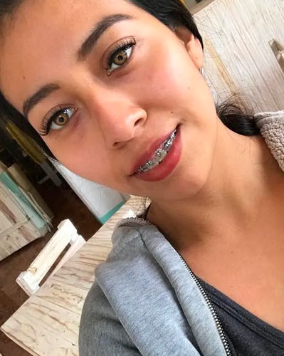 Customer photo review of Magnificent Sahara Brown Colored Contact Lenses