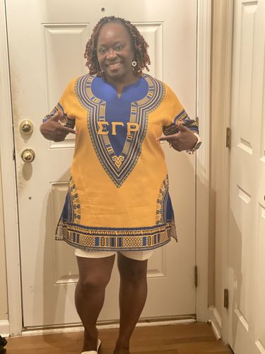 Customer photo review of New-SGRHO Short Sleeve Dashiki