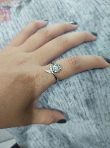 Customer photo review of Anillo Ajustable Sirena Aurora