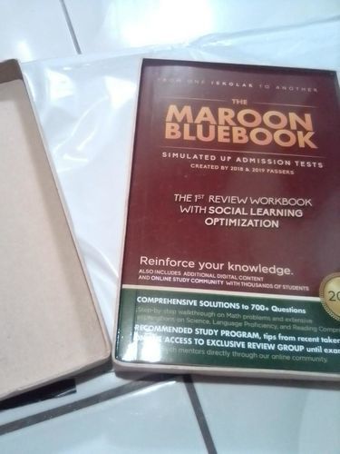Customer photo review of The Maroon Bluebook