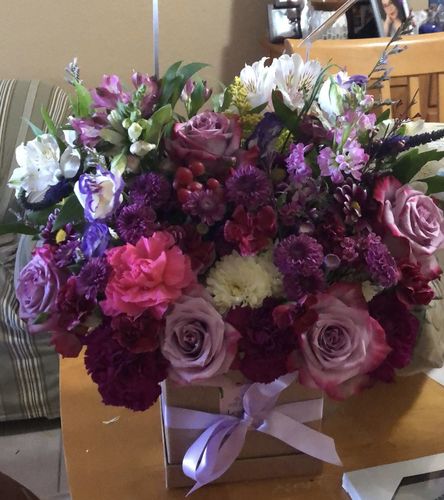 Customer photo review of Purple Rouge (1/2 doz Strawberries)