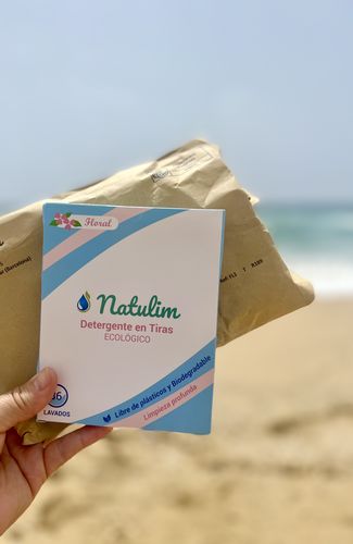 Customer photo review of Eco-Tiras de Detergente 40 lavados Natulim
