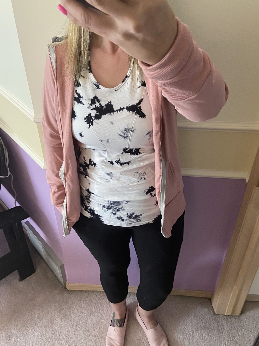 Customer photo review of *Freshly Baked* Crop Cuff Pants