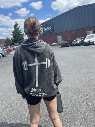 Customer photo review of Redeemed Hoodie