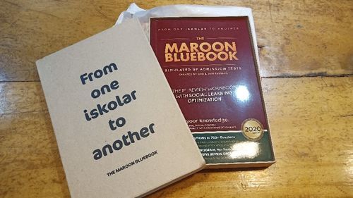 Customer photo review of The Maroon Bluebook