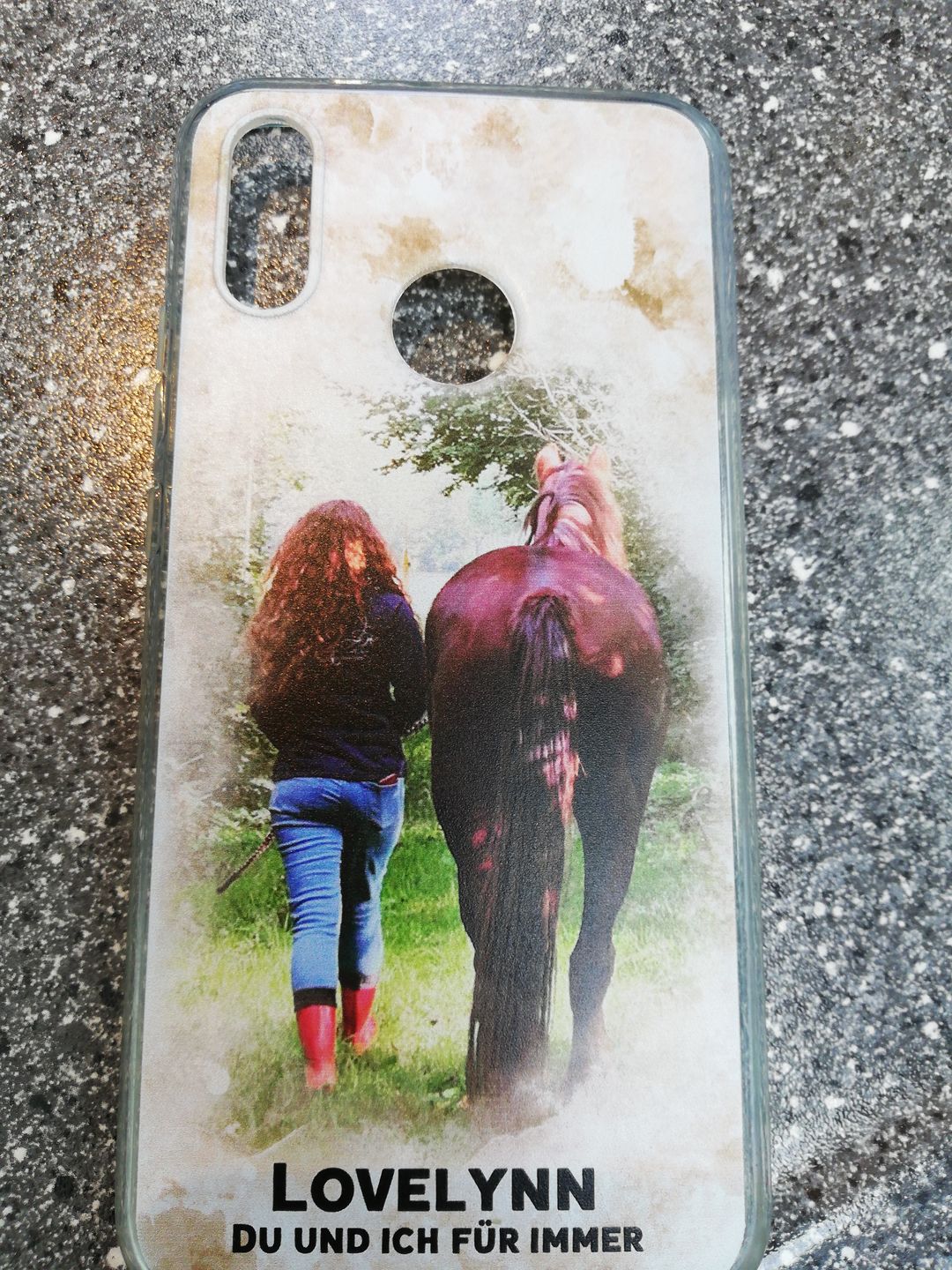 Customer photo review of Wasserfarbenrahmen - Individuelle Handyhülle