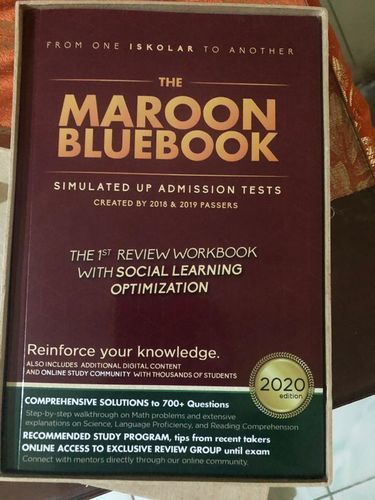 Customer photo review of The Maroon Bluebook