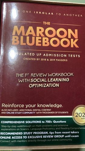 Customer photo review of The Maroon Bluebook