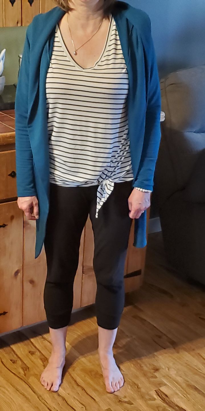 Customer photo review of *Freshly Baked* Crop Cuff Pants