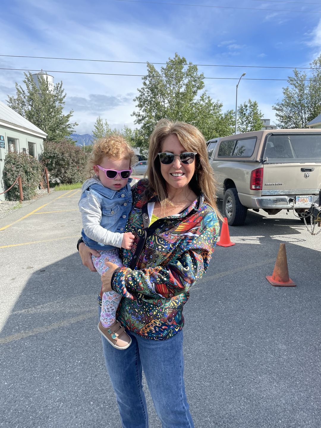 Customer photo review of Brookie Riffle Snap Fleece