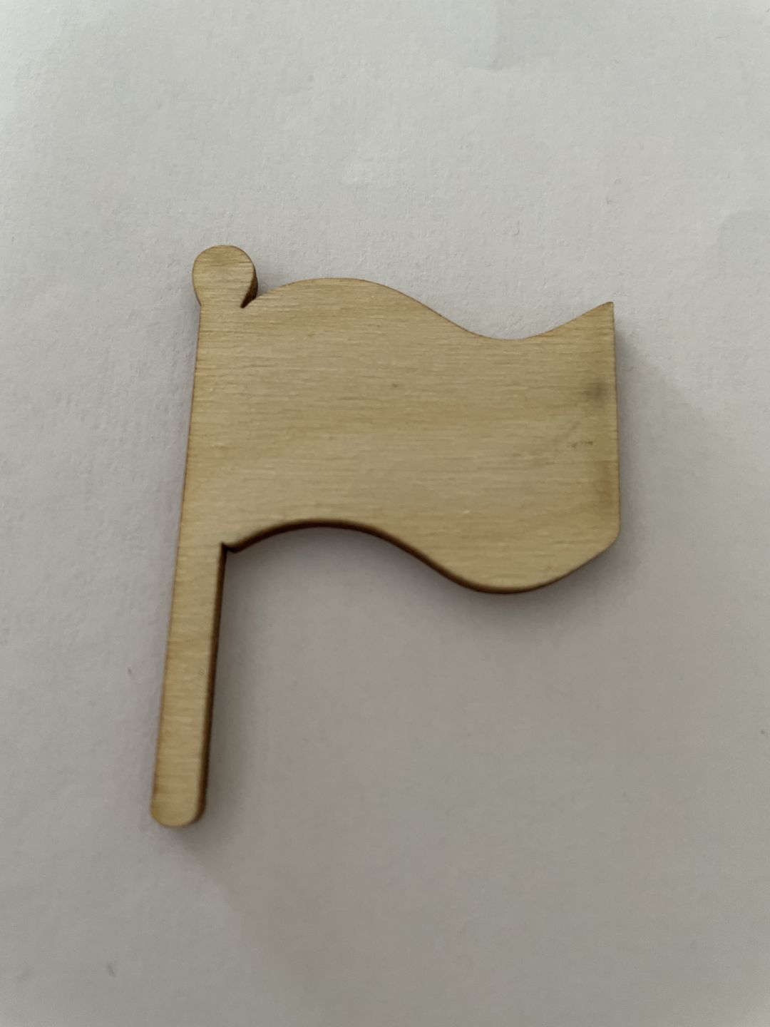 Customer photo review of Unfinished Wooden Flag Shape - Craft - up to 36" DIY