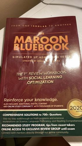 Customer photo review of The Maroon Bluebook