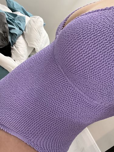 Customer photo review of Sorrento V-Neck One Size Bikini ONE PIECE