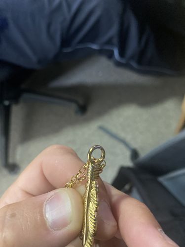 Customer photo review of Forever Feather (Gold)