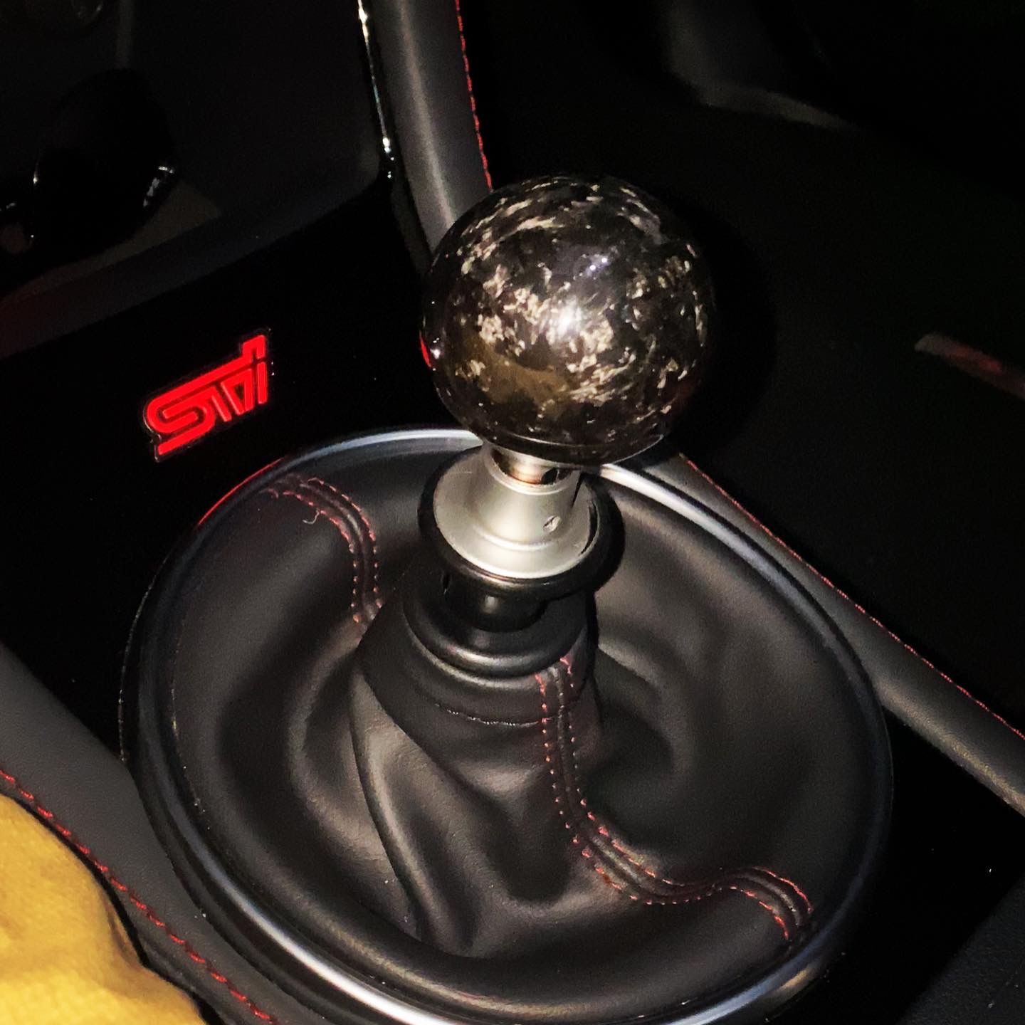 Customer photo review of Forged Carbon Fiber Shift Knob