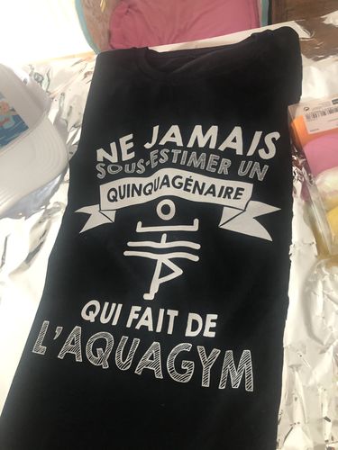 Customer photo review of T-shirt homme Aquagym Quinquagénaire