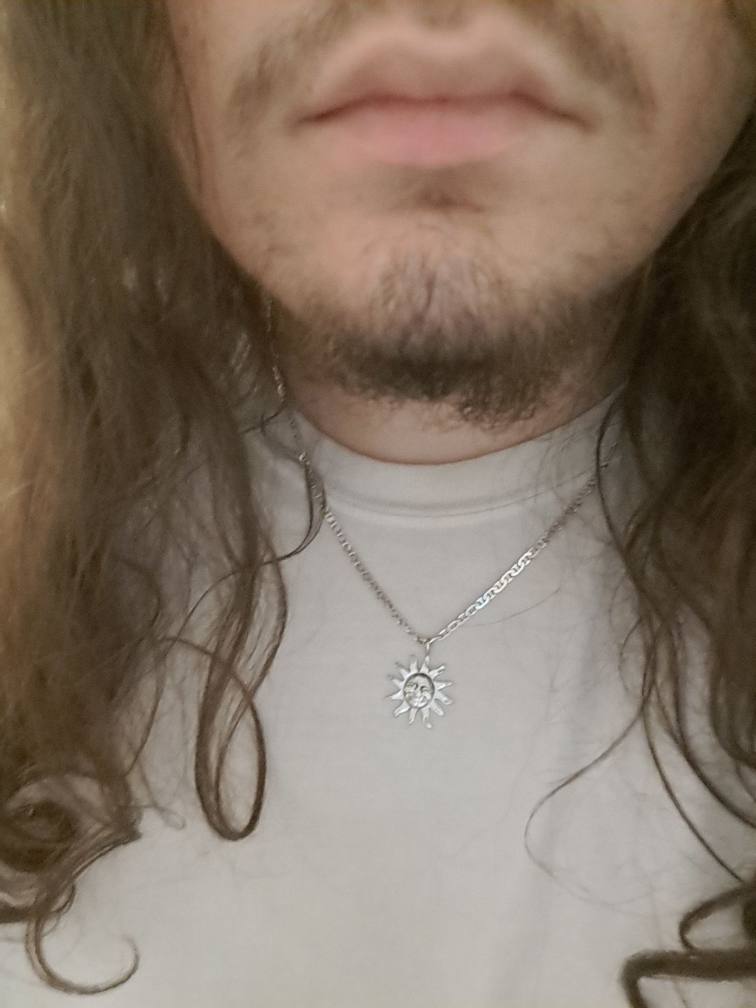 Customer photo review of 3MM STERLING SILVER MARINER CHAIN