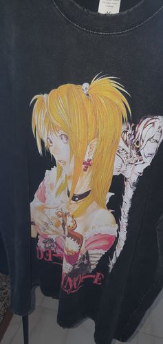 Customer photo review of Harajuku Style Vintage Washed Death Note "Misa" Oversized Tee