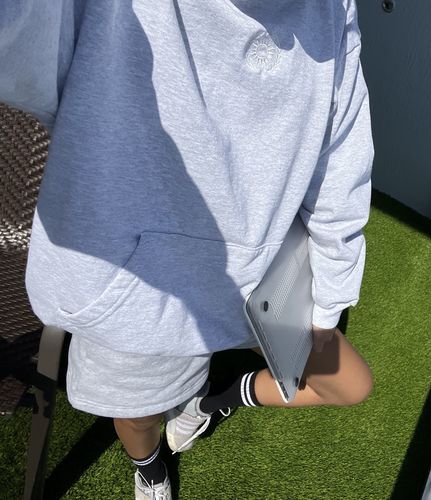 Customer photo review of Grey Sol Hoodie