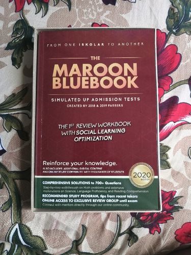 Customer photo review of The Maroon Bluebook