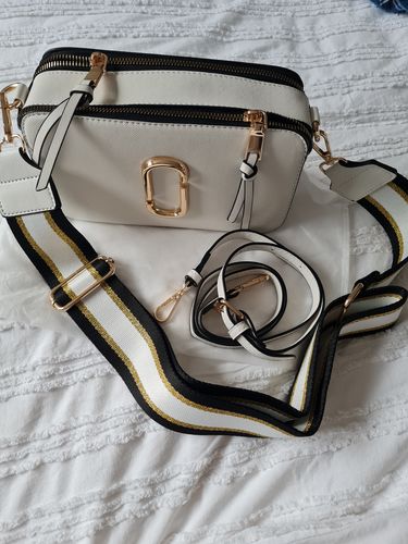 Customer photo review of Lauren White Crossbody Bag