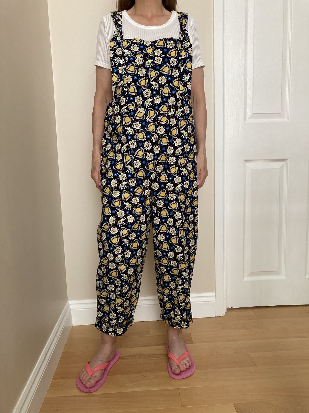 Customer photo review of Flowers & Elephants Cotton Poplin Fabric - 58" wide