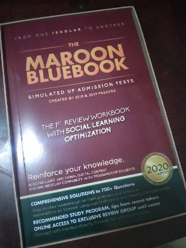 Customer photo review of The Maroon Bluebook