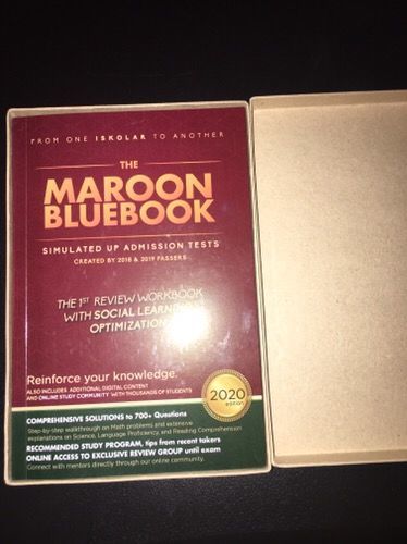 Customer photo review of The Maroon Bluebook