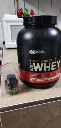 Customer photo review of Whey Protein Gold Standard Optimum Nutrition Original