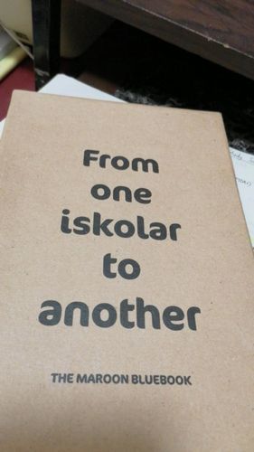 Customer photo review of The Maroon Bluebook