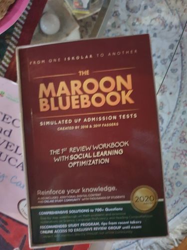 Customer photo review of The Maroon Bluebook