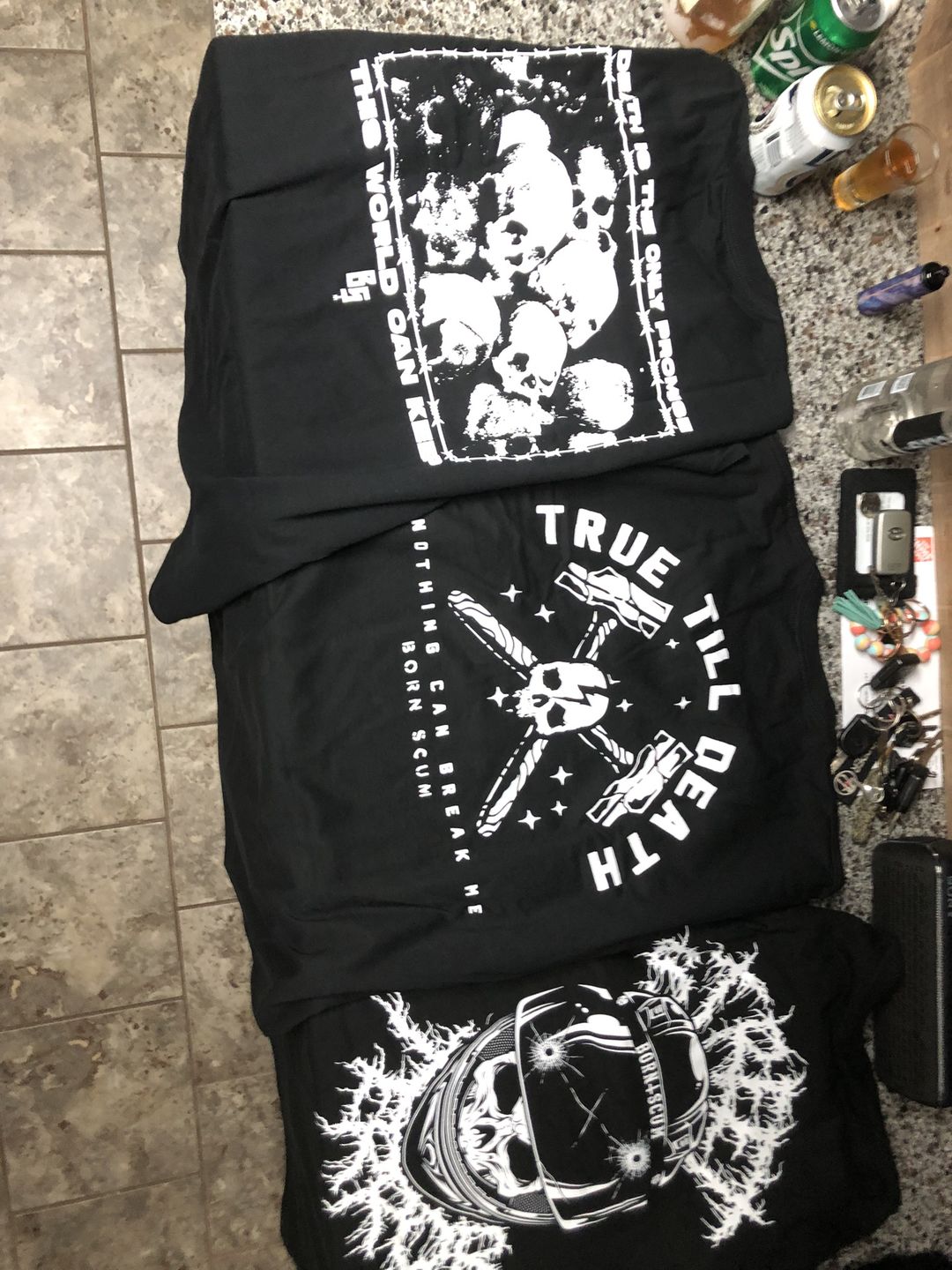 Customer photo review of DON'T BE A BITCH STICKER