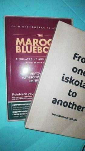Customer photo review of The Maroon Bluebook