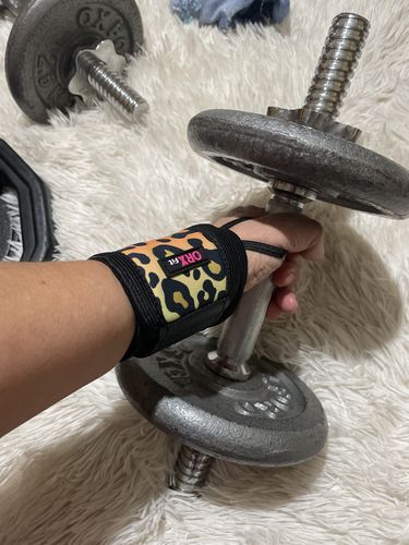 Customer photo review of Muñequeras WRAP Print Happy