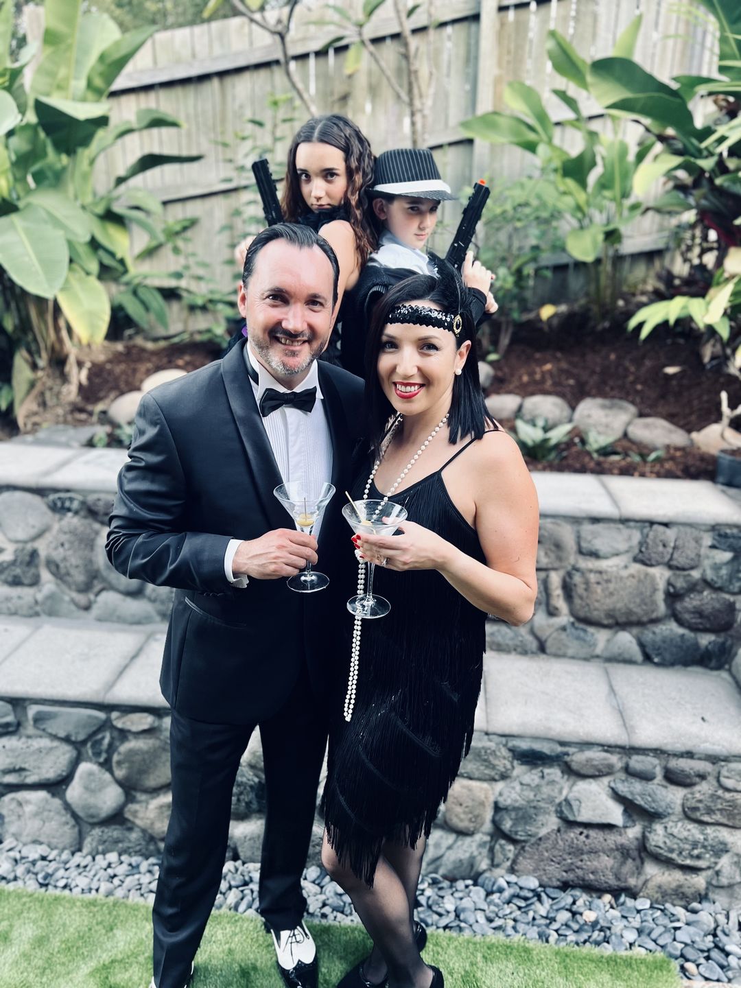 Customer photo review of Black Fringe Flapper Dress