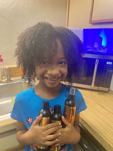 Customer photo review of Kid's Super healthy Hair kit