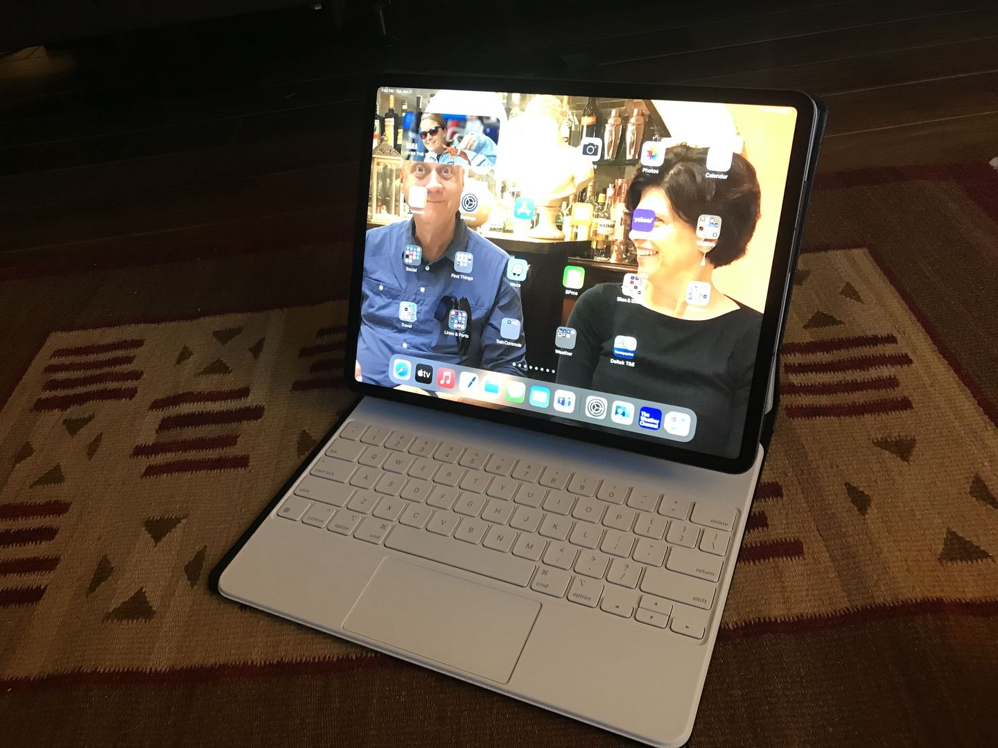 Customer photo review of Magic Keyboard Case | Book-Style