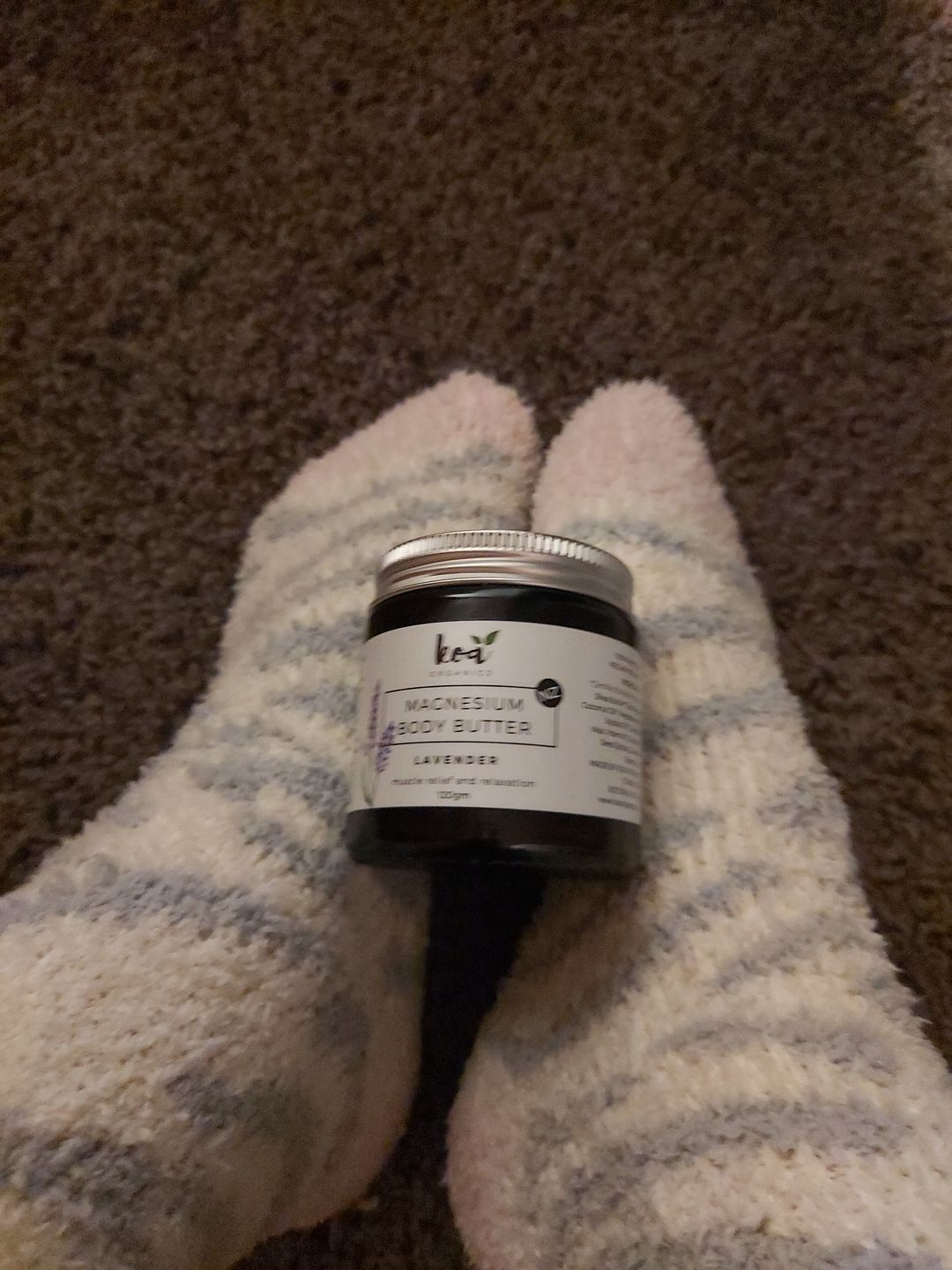 Customer photo review of Magnesium Body Butter with Lavender