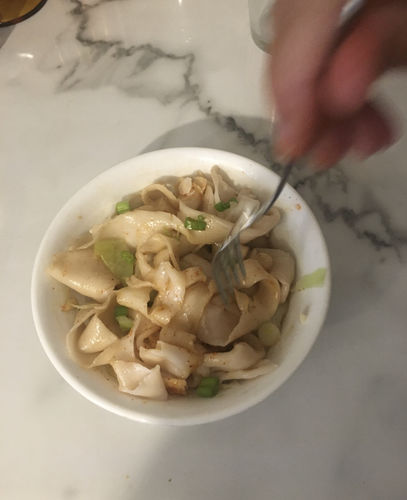 Customer photo review of [N8] Hot Oil-Seared Hand-Ripped Noodles Meal Kit (4 Servings)