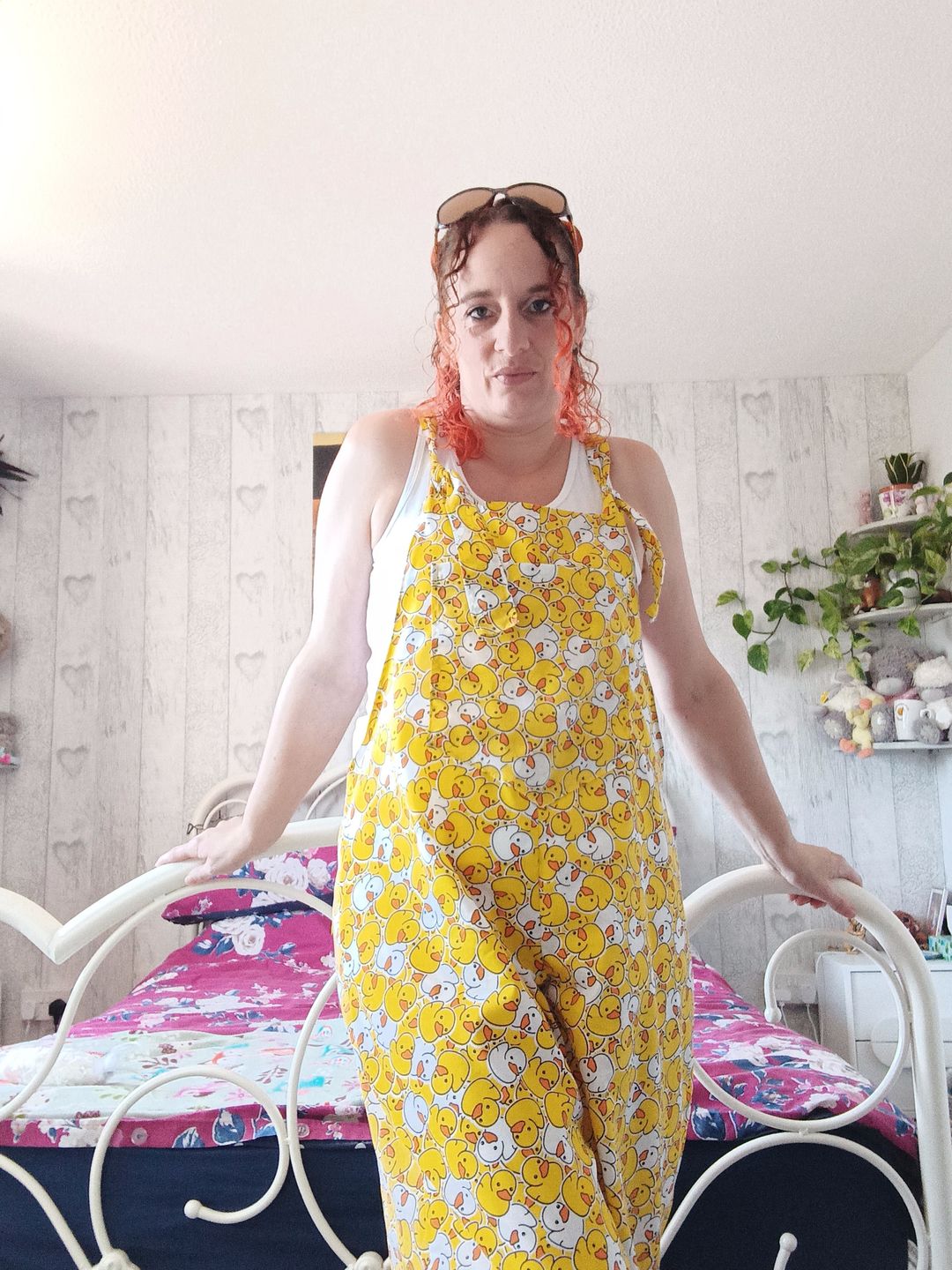Customer photo review of Yellow and White Rubber Ducks Polycotton Fabric