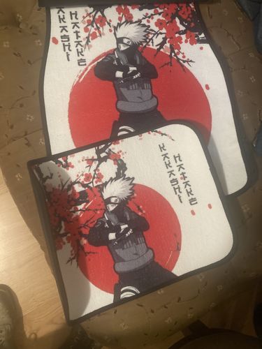 Customer photo review of Tanjiro Car Floor Mats Custom Kimetsu No Yaiba Manga Car Accessories
