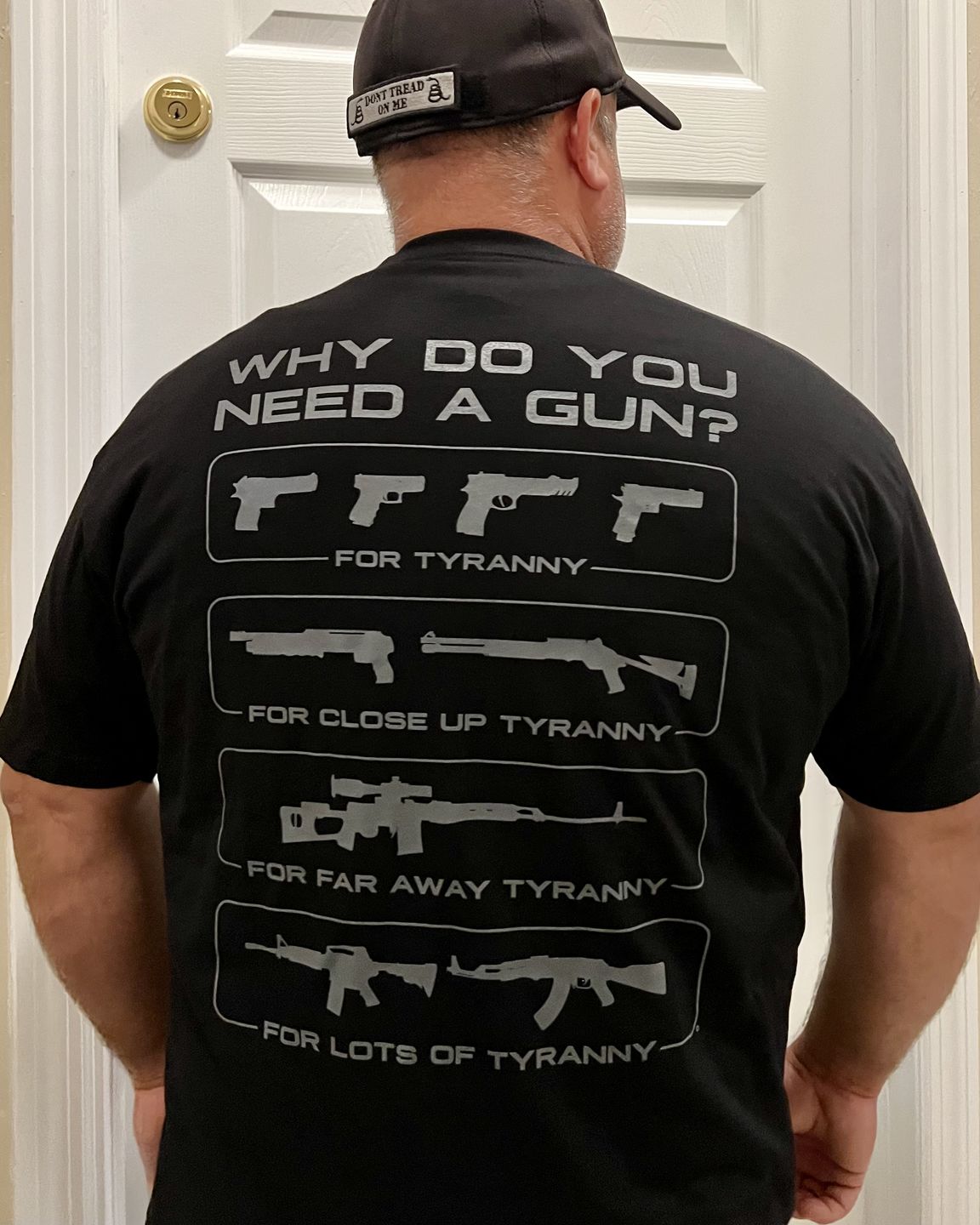 Customer photo review of Why Do You Need A Gun