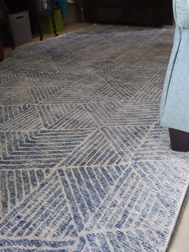 Customer photo review of Greenport Denim Rug