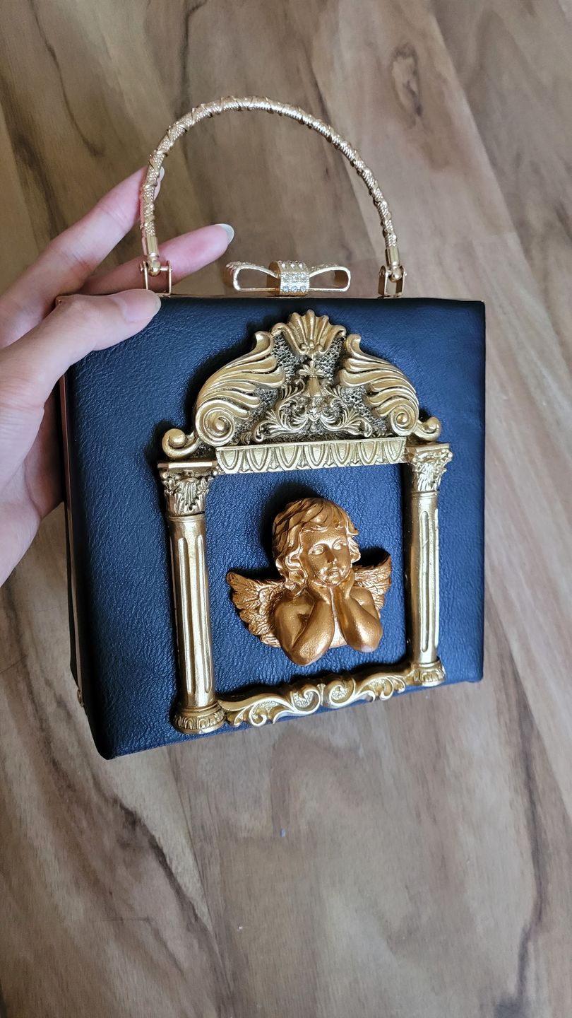 Customer photo review of Renaissance angel inspired bag