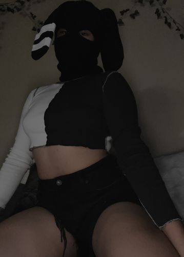 Customer photo review of Rabbit Ski Mask Bunny Balaclava