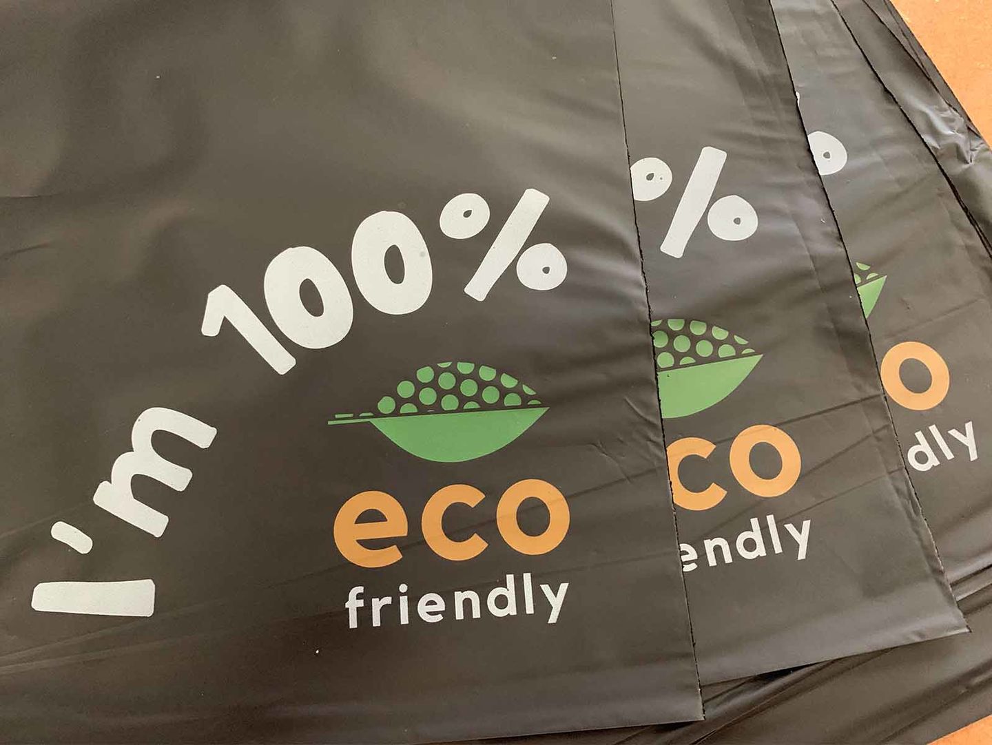 Customer photo review of Compostable Mailing Bags