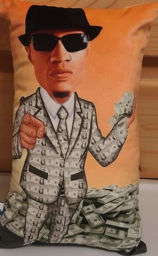 Customer photo review of Create A Custom Full Body Shaped Pillow