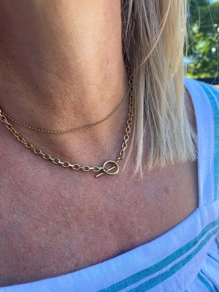 Customer photo review of Cuban Choker Necklace